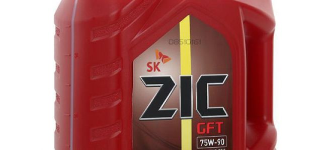 Характеристики смазки Zic 75W90