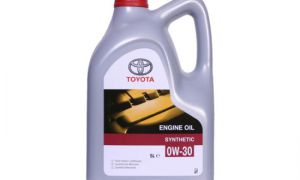 Обзор масла Toyota 0W-30