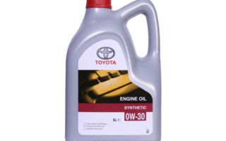 Обзор масла Toyota 0W-30