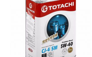 Обзор масла Тотачи 5W-40