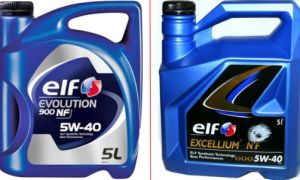 Моторные масла ELF Evolution 900 SXR 5W40 или NF 5W40